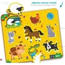 Puzzle dźwięki wokół nas zwierzęta Dumel - Układanki dla dzieci - miniaturka - grafika 1