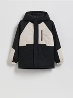 Kurtki i płaszcze dla chłopców - Reserved - Lekka kurtka z kapturem - czarny - miniaturka - grafika 1