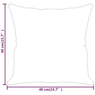 Poduszki ozdobne, 2 szt, żółty, 40x40 cm, aksamit Lumarko - Poduszki dekoracyjne - miniaturka - grafika 8