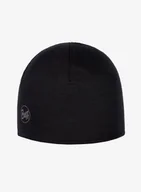 Czapki męskie - Czapka dziecięca Buff Lightweight Merino Wool Reversible Hat - black - miniaturka - grafika 1