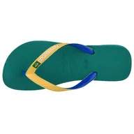 Klapki i japonki damskie - Japonki Havaianas Brasil Mix W 4123206-2078 zielone - miniaturka - grafika 1
