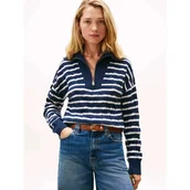 Swetry damskie - Tommy Hilfiger Wełniany sweter Loose fit - miniaturka - grafika 1