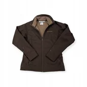 Bluzy damskie - Rozpinana brązowa bluza damska Columbia S - miniaturka - grafika 1