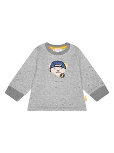 Steiff Bluza w kolorze szarym - Bluzy i sweterki niemowlęce - miniaturka - grafika 1
