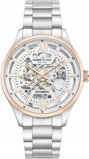 Zegarek Zegarek męski KENNETH COLE KCWGL0027204 stalowy klasyczny skeleton - Zegarki męskie - miniaturka - grafika 1