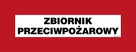 Systemy ekspozycyjne i znaki informacyjne - BC121 ZBIORNIK PRZECIWPOŻAROWY, TS - PŁYTA TD FOTOLUMINESCENCYJNA; (360X140MM) - miniaturka - grafika 1