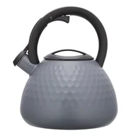 Czajniki na gaz - Czajnik nierdzewny John 2,7 l szary - miniaturka - grafika 1