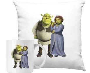 ZESTAW PODUSZKA + KUBEK Shrek Fiona Bajka Pomysł Na Prezent +IMIĘ - Gadżety dla niej i dla niego ZESTAW PODUSZKA + KUBEK Shrek Fiona Bajka Pomysł Na Prezent +IMIĘ - Gadżety dla niej i dla niego - miniaturka - grafika 1