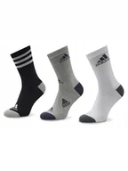 Skarpetki dla dzieci - Skarpety Dla Dzieci Adidas Graphic 3P Szaro-biało-czarne HN5736 r 31-33 - miniaturka - grafika 1