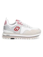 Trampki damskie - Liu Jo Sneakersy w kolorze biało-beżowym - miniaturka - grafika 1