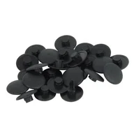 Zawiasy, okucia i inne akcesoria - Zaślepka konfirmat czarna - miniaturka - grafika 1