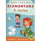 Książki edukacyjne - WYDAWNICTWO-SKRZAT Wiem i potrafię. Elementarz 5-latka 9788374372770 - miniaturka - grafika 1