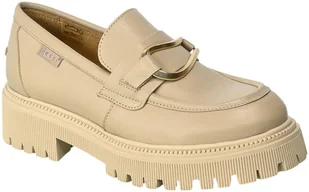 Mokasyny Nessi 22341 Beż 122 Skórzane - NESSI - Mokasyny damskie - miniaturka - grafika 1