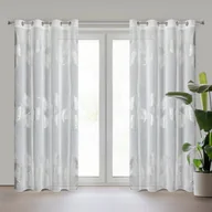 Firany - Firana gotowa na przelotkach IDALIA 140x250 Eurofirany biała - miniaturka - grafika 1