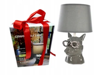 Lampka Lampa Na Stolik Komode Ceramika Do Sypialni - Lampy stojące - miniaturka - grafika 1