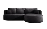 Sofy i kanapy - DomoHome - Nowoczesny rozkładany narożnik FIORE z funkcją spania, kanapa z automatycznym rozkładaniem, sofa, rozkładana sofa prawy układ 284x183x82 cm Memphis 20 - miniaturka - grafika 1