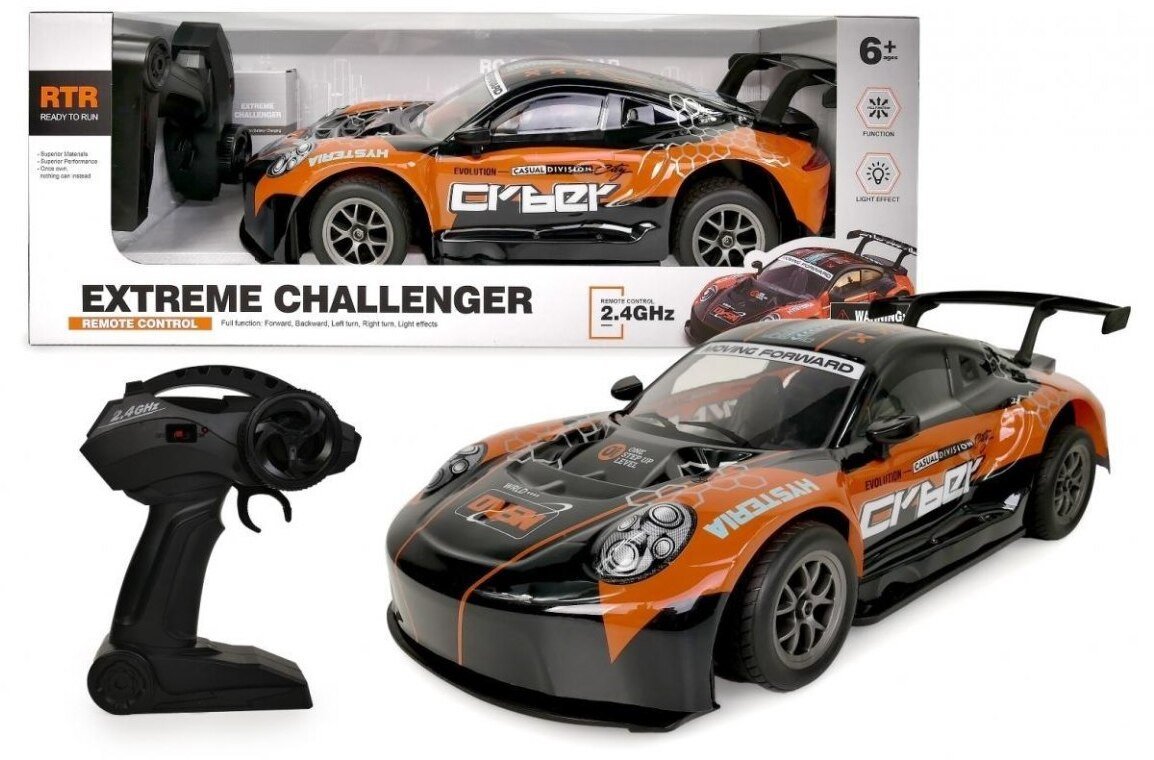 Auto RC pomarańczowe