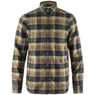 Koszulki sportowe męskie - Koszula męska Fjällräven Singi Heavy Flannel Shirt M Rozmiar: XL / Kolor: brązowy/niebieski - miniaturka - grafika 1