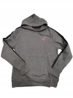 Bluzy damskie - BLUZA DAMSKA Z KAPTUREM - SZARA -M - D994 - miniaturka - grafika 1
