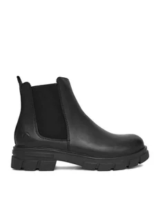 Rieker Sztyblety Z9150-00 Czarny - Botki damskie - miniaturka - grafika 1