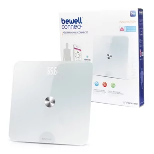 Visiomed Bewell Connect My Scale Initial BW-SC3W - Wagi łazienkowe - miniaturka - grafika 1