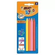 Przybory szkolne - Kredki świecowe Plastidecor BIC Kids 8 kolorów blister - miniaturka - grafika 1