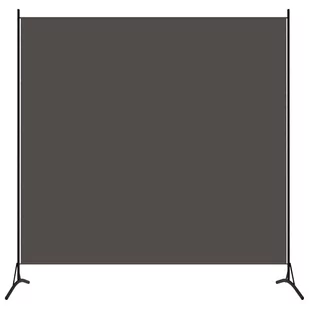 Parawan 1-panelowy, antracytowy, 175 x 180 cm - Parawany - miniaturka - grafika 1