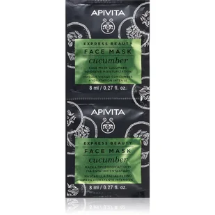 Apivita Apivita Express Beauty Ogórek - intensywnie nawilżająca maseczka do twarzy 2x8ml - Maseczki do twarzy - miniaturka - grafika 1