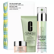 Zestawy kosmetyków damskich - Clinique On The Bright Side zestaw All About Eyes 5ml + 7 Day Scrub Cream Rinse-Off Formula 30ml + Even Better Clinical Radical Dark Spot Corrector Interrupter 30ml - miniaturka - grafika 1