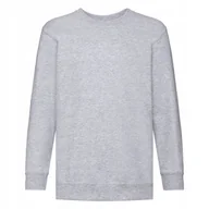 Bluzy dla dziewczynek - Bluza Dziecięca Set-In Sweat Heather Grey r. 12-13(152) - miniaturka - grafika 1