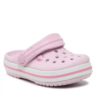 Klapki i japonki damskie - Crocs Klapki Crocband Clog T 207005 Ballerina Pink - grafika 1