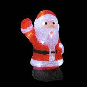 Ozdoby bożonarodzeniowe - Dekoracja świetlna wewnętrzna Święty Mikołaj, wys. 26cm - miniaturka - grafika 1