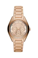 Zegarki damskie - Armani Exchange zegarek damski kolor złoty - miniaturka - grafika 1
