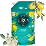 Mydła - Pielęgnujące mydło w płynie o zapachu cytrusów, zapas Luksja Aroma Senses Purely Energizing 900 ml - miniaturka - grafika 1