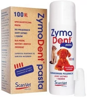 ScanVet ZymoDent pasta enzymatyczna 100ml - Higiena jamy ustnej zwierząt - miniaturka - grafika 1