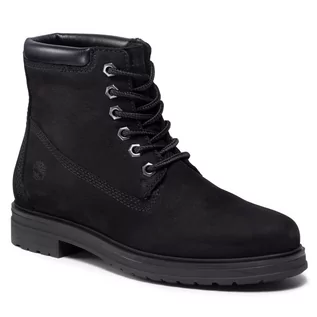 Botki damskie - Timberland Botki Hannover Hill TB0A2KSV0011 Black Nubuck - grafika 1