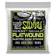 Struny gitarowe  - Regular Slinky Flatwound krótka skala struny do gitary basowej o grubości 45-105 - miniaturka - grafika 1