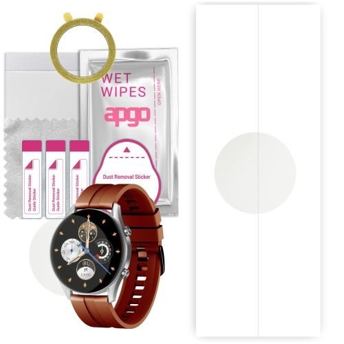 1x folia hydrożelowa MATOWA do Oro-Med Oro-Fit8 Pro - apgo Smartwatch Hydrogel MATTE Protection Ochrona na ekran smartwatcha