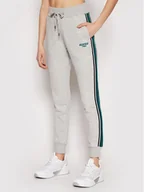 Spodnie sportowe damskie - Guess Spodnie dresowe O1RA32 FL03Y Szary Regular Fit - miniaturka - grafika 1