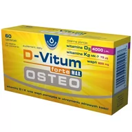 Ochrona stawów - D-Vitum forte Max Osteo (600mg wapnia, 75μg witaminy K, 4000j.m. witaminy D) x60 tabletek - miniaturka - grafika 1