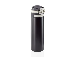 Leifheit 03271 kubek podróżny 600 ml Czarny Stal nierdzewna - Kubki termiczne - miniaturka - grafika 1