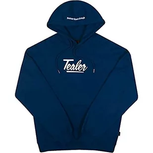 Bluza z kapturem Tealer Basic Logo Navy Bluza męska, Granatowy, XL - Bluzy męskie - miniaturka - grafika 1