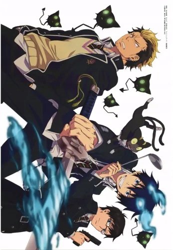 Plakat Anime Ao No Exorcist ANE_002 A2 (custom)