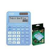Kalkulatory - TOOR Kalkulator dwuliniowy 10-pozyc TR-1223DB-B - miniaturka - grafika 1