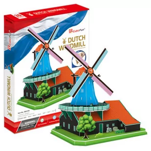 Cubicfun PUZZLE 3D Wiatrak Holenderski 492097 - Puzzle - miniaturka - grafika 4