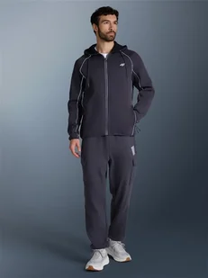 4F Bluza dresowa regular z kapturem męska - szara XXL - Bluzy męskie 4F Bluza dresowa regular z kapturem męska - szara XXL - Bluzy męskie - miniaturka - grafika 1