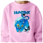 Bluzy dla dziewczynek - BLUZA DZIECIĘCA DERPY KOT DEMON HUNTERS HUNTRIX 134-140 BAWEŁNIANA JAKOŚĆ - miniaturka - grafika 1
