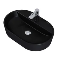 Umywalki - Elita Glam umywalka ceramiczna Babette 62 black matt 145101 5907546863128 - miniaturka - grafika 1