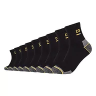 Skarpetki męskie - Camano Skarpety Online Work Quarter, uniseks, 9 par, czarne, 43/46, czarny, 43 EU - miniaturka - grafika 1