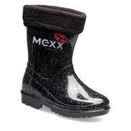 Buty dla dziewczynek - Kalosze MEXX MXGIG000102K Czarny - miniaturka - grafika 1